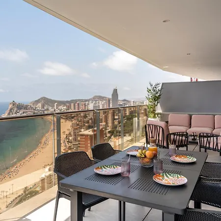 Sunset Cliffs - High Floor - Sea View Апартаменты Бенидорм